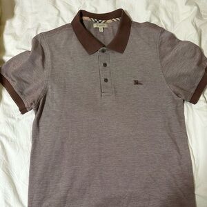Burberry Brown Polo Shirt